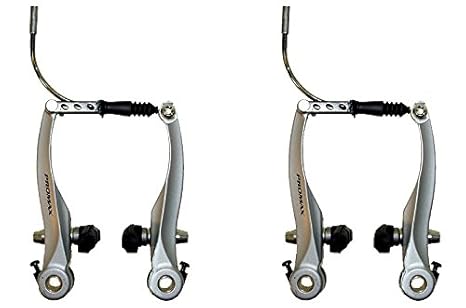 Fahrrad Bremskörper V-Brake Promax Bremsen Set Aluminium silber