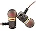 KZ ED Special Edition Classics Gold Plated Housing Extra Bass HD HiFi Headphones with Microphone