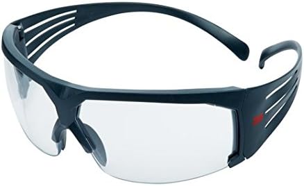 3M SecureFit Safety Glasses, Grey frame, Rugged Anti-Scratch, Clear Lens, SF601RAS-EU