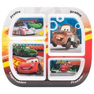 Zak-Design-Disney-Cars-CASV0355-Healthy-by-Design-Divided-Plate-Pack-Of-6