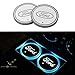 Auto Sport 2PCS LED Cup Holder Mat Pad Coaster with USB Rechargeable Interior Decoration Light Fit Ford Accessories