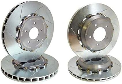 GIRODISC FRONT & REAR SLOTTED 4PC ROTORS SET Compatible with 2008-15 MITSUBISHI EVO X 10