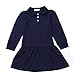 Z by Yoon Little Girls Navy Long Sleeve School Uniform Polo Dress 3T-7