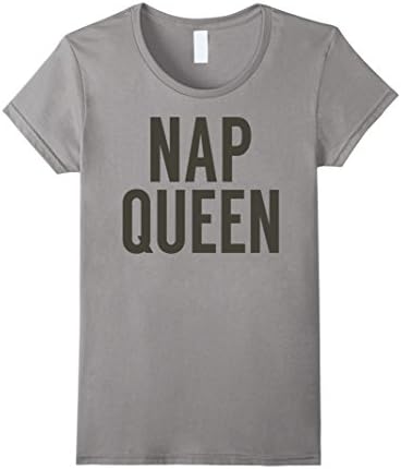 Women's Nap Queen Tee T-Shirt Womens XL Slate