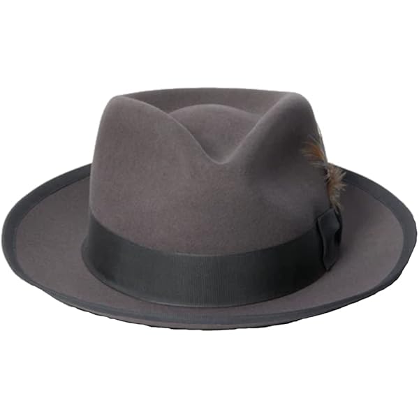 Cristaseya - Hare fur felt hat 【元箱あり】 Borsalino Ernesto - Beaver Fur Felt Hat - Brown at Amazon Men's