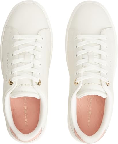 Damen Th Feminine Cupsole Leder FW0FW09105 Low-Top, Rosa, Größe 38