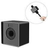 Neewer Portable Square Cube Shaped Interview Mic Microphone Flag Station Logo Max. 1.57 inches/4cm Hole, Black
