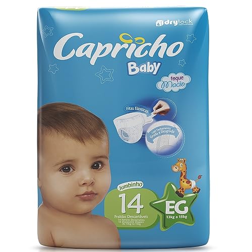 Capricho Fralda Baby Jumbinho Eg 14Un