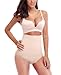 NINGMI Women's Padded Panties Enhancer Body Shaper Butt Lifter Hi-Waist Tummy Control Shapewear