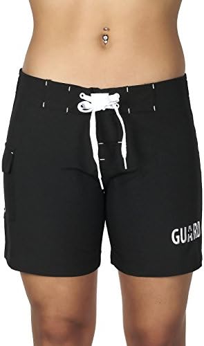 UltrastarWomen's Guard 5-Inch 4-Way Stretch Swim Board Shorts Water Shorts