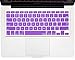 Kuzy Keyboard Cover Compatible with Pro 13 15 17 inch and Air 13.3 inch Silicone Skin Protector, Purple