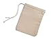 Celestial Gifts Muslin Bags 50pcs 4x6, 100% Cotton Drawstring Bags for Party Favors, Tea, Coffee, Pars and Spices - Made in USA (Natural Hem & Drawstring)
