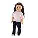 Emily Rose 18 Inch Doll Clothes Skinny Jeans and White T-Shirt Basics Outfit | 4 Pieces! Fits 18