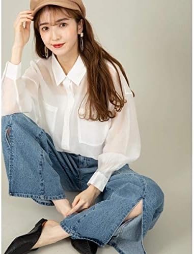 Amazon セシルマクビー Cecil Mcbee シアーブラウス 透け感 羽織り 着回し オフホワイト M コート ジャケット 通販