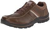 Skechers USA Men's Braver Alfano Oxford, Dark Brown, 10 M US
