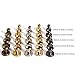 WUTA Solid Brass Round Head Screw Studs Brass Button Nail Rivet Chicago Leathercraft Accessories 20pcs/Pack,10mmX8mm Brass