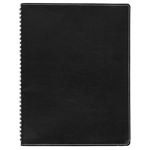 Day-Timer Weekly/Monthly Appointment Book/Planner, January 2018 - December 2018, 8" x 11", Fashion, Black (33351-1801)