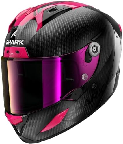 , Integraler Motorradhelm AERON CARBON SKIN Violet Blue DVB, S