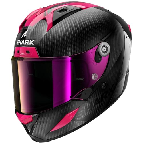 , Integraler Motorradhelm AERON CARBON SKIN Violet Blue DVB, S