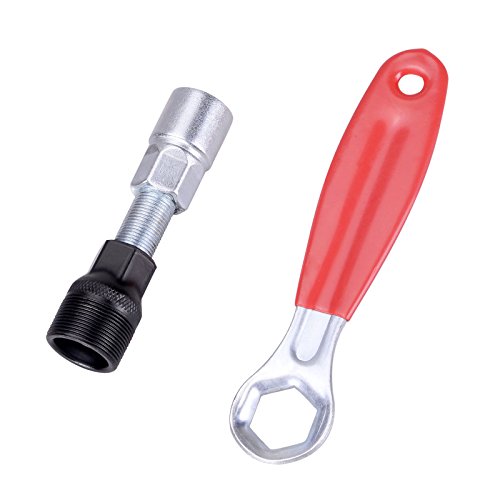 ZUKAM Bike Bicycle Cycle Crank Extractor Puller Remover Removal Spanner Repair Tools Kit