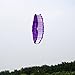 Besra Huge 102inch Dual Line Parachute Stunt Kite with Flying Tools 2.6m Power Parafoil Kites Outdoor Fun Sports for Beach & Park (102inch Purple)