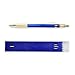 Eshylala 2.0 mm Lead Holder Metal Mechanical Pencil Automatic Mechanical Drafting Pencil for Draft Drawing,Carpenter,Crafting, Art Sketching + 12 Leads (Blue)