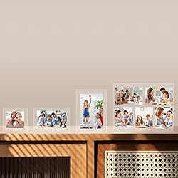 Egofine 8x10 Acrylic Frame, 20mm Thicker Frameless