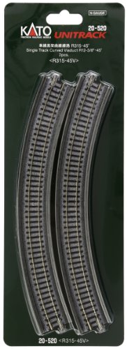N 315mm 12-3/8" Radius 45-Degree Viaduct (2)