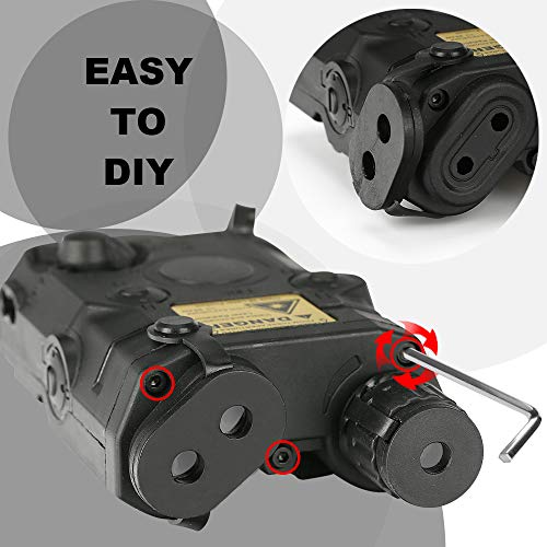 ACTIONUNION Airsoft PEQ15 Style Battery Box Dummy Battery Case for AEG