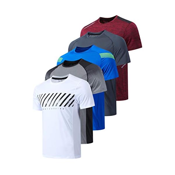 TBMPOY Mens Quick Dry Short Sleeve Workout Training Sports TShirts