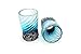 Ocean Blue Nautical Seashells Bathroom Accessories Set, Beach Bathroom Accessories Set Collection with Soap Dispenser Pump, Toothbrush Holder, Tumbler for Bathroom Vanities for Bathroom, Kitchen