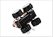 Liberty Imports 12 Pack Monster Truck Pull Back Cars, Large Animal Toy Pullback Racers Vehicles Party Favors Play Set for Kids, Boys, Toddlers