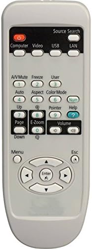 CK Global Projector Remote Control for EPSON LELP-5350 ELP-5350LELP-7200 ELP-7200LELP-7250 ELP-7250LELP-7300 ELP-7300LELP-7350 ELP-7350L