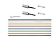 Shimano Ultegra 6800 Polymer Coated Road Bicycle Brake Cable (Black)