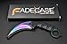 FadeCase Karambit Classic - Fade - Real CSGO Knife Skin Counter Strike Global Offensive Full Tang Fixed Blade