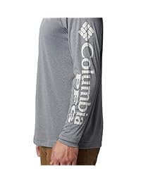 Columbia Terminal Tackle Heather playera de manga larga para hombre, absorbe la humedad