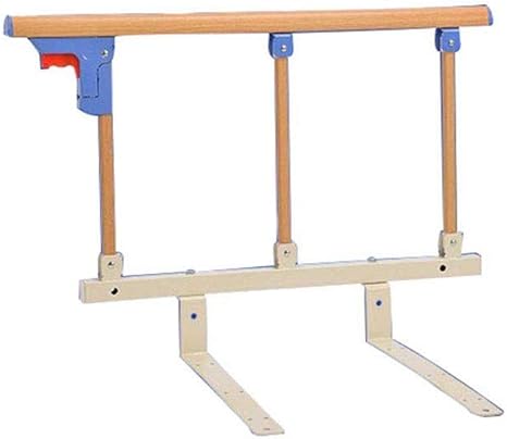 Amazon Com Bed Rails Bedside Sturdy Elderly Home Assist Handle Adult Bed Safety Rail Foldable Color Wood Grain Baby