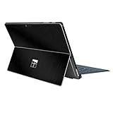 ProElife Ultra Slim Decal Skin Sticker Cover Protector for Microsoft Surface Pro 6 2018 / Surface Pro 5 2017 / Surface Pro 4 12.3-Inch (Not Fit for Surface Pro 7) (Black)
