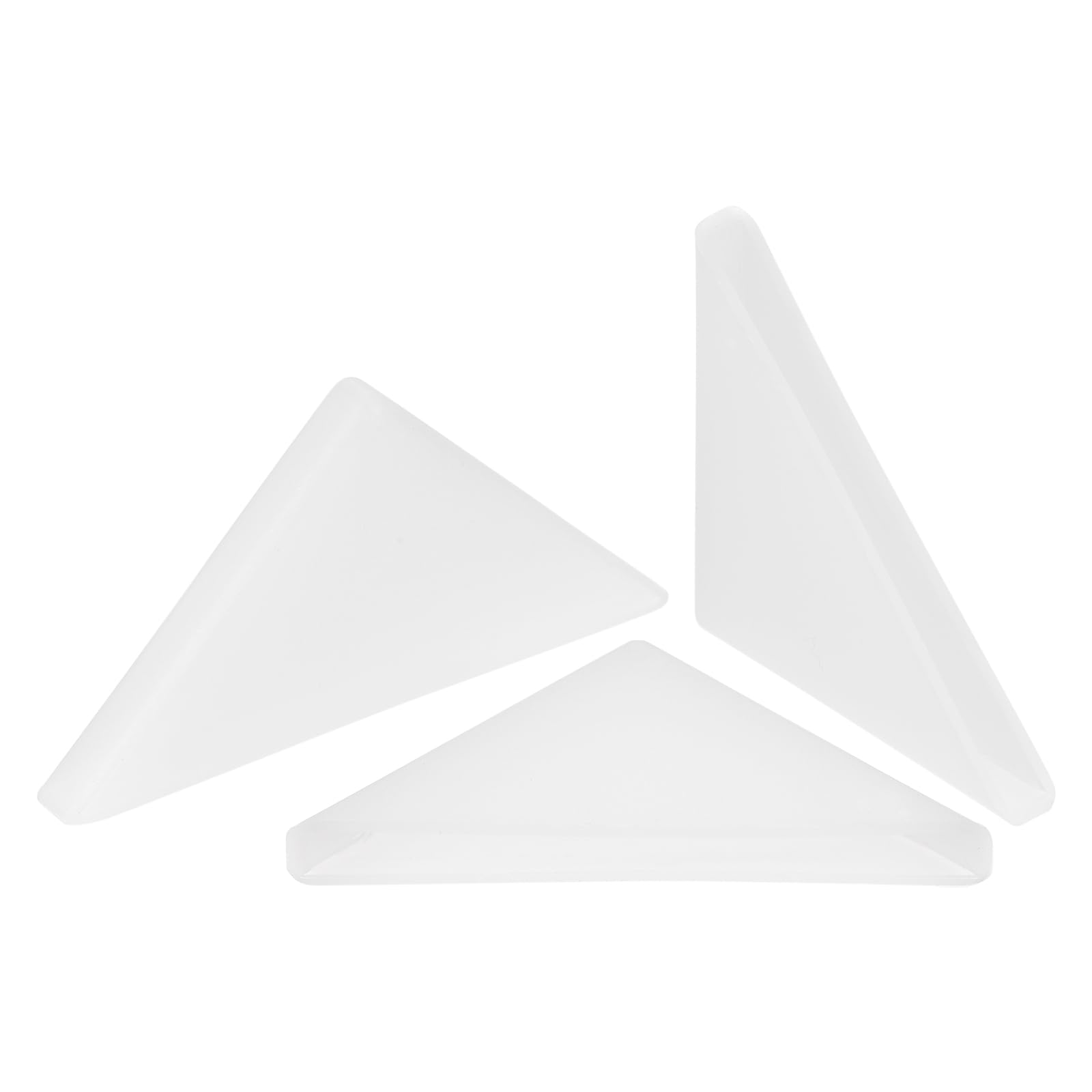 Photo 1 of uxcell 20Pcs Plastic Corner Protectors 3x50mm Right Angle Shape Glass Corner Guards Cushion for Corner Protection of Glass, Mirror, Tile, White