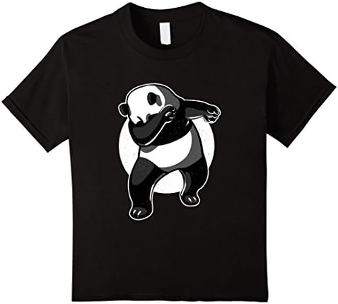 Kids Cool Design: Dabbing Panda Funny Dab T-shirt 12 Black