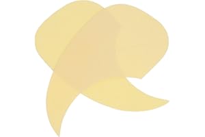 VOSAREA 2Pcs Teardrop PVC Acoustic Guitar Pick Guard Protectors Anti-Scratch Panel Film for Guitar