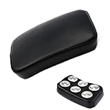 Rear Passenger Cushion 6 Suction Cups Pillion Pad Seat for Sportster Softail Touring XL 883 1200