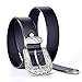 Talleffort Ladies Vintage Western Leather Belts for Women Genuine Leather Belt Black-S