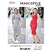 Simplicity Pattern 8334 Y5 Misses'/Plus Knit Dress by Mimi G Style Sewing Pattern, Size 18-20-22-24-26
