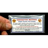 United Nuclear Geiger Counter Test Card