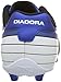 Diadora Kids' Ladro MD Jr Soccer Shoe, Black/Blue/White, 11 M US Little Kid