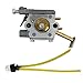 Savior Carburetor with Primer Bulb Fuel Line for Homelite UT-10532 UT-10926 300981002 Ryobi RY74003D 33cc Carb Chainsaw