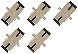 Fiber Optic Cable Adapter Coupler SC-SC Simplex Multimode 5 Pack