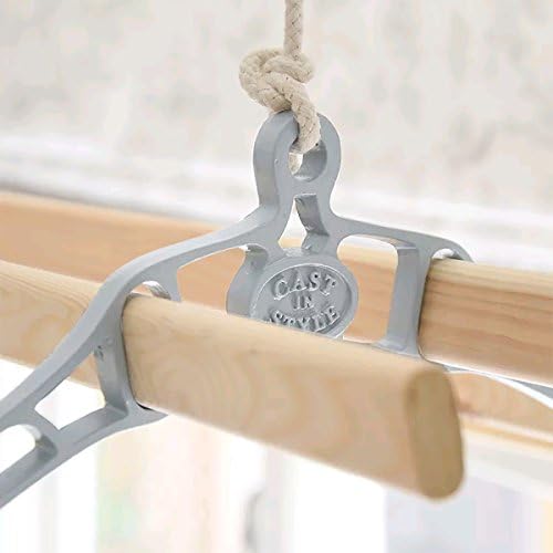 Premium British Cast Iron Ceiling Airer Victorian 4-Slat Bracket Heritage Collection Stone Grey No Slats