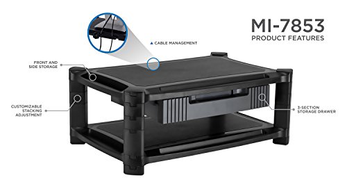 Mount-It! Desktop Printer Stand with Drawer, Tabletop ...